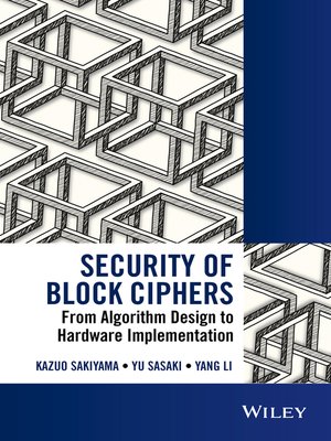 cover image of Security of Block Ciphers